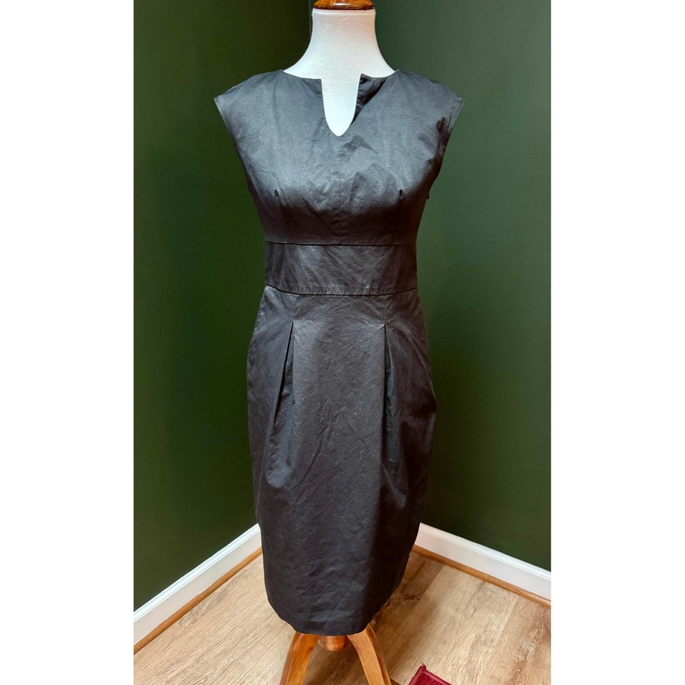 Y2K Merona Black Sleeveless Sheath Dress Women's‎ Size 4